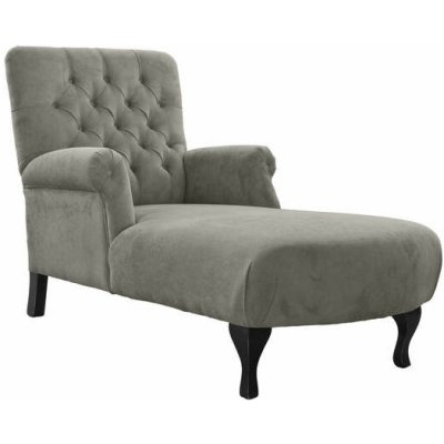 Solenzara Maya Simple Chaise Longue NC-7171 Látkové čelounění TC-142 / Graywash D Oak P885A – Zboží Mobilmania