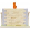 WOODY Balanční hra Zeď s kočkou