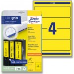 Avery Zweckform L4769-20 Barevné etikety na pořadače 61x192 mm 80 ks žluté – Zboží Dáma