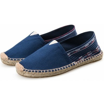 Simple espadrilky textilní boty modré – Sleviste.cz