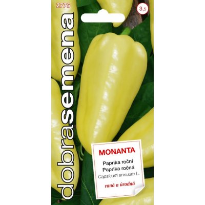 Dobrá semena Paprika zel. - Monanta smetanová 40s