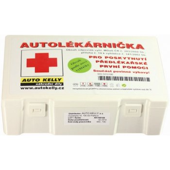 Autolékárnička Auto Kelly, plastová, 341/2014