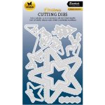 Studio Light Vyřezávací šablony na chrastidlo Studio Light, 10 ks Zima ve hvězdách – Zboží Mobilmania