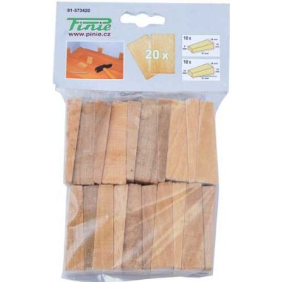 Dřevěné klínky pro montáže 20ks MAGG 82-573420 – Hledejceny.cz