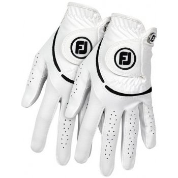 Footjoy Weathersof Womens Golf Glove Levá Bílá ML 2ks