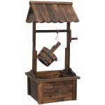 Zahradní fontána s čerpadlem studna 57x50x112 cm masivní jedle – Zboží Dáma