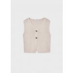 Mayoral vesta s knoflíky úpletová béžová – Hledejceny.cz
