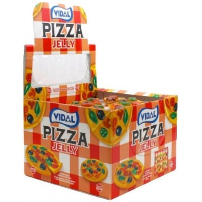 Vidal Pizza Jelly želé cena za kartonové balení 66 g – Hledejceny.cz