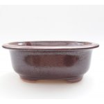 E-bonsai keramická bonsai miska 15,5 x 12 x 6 cm hnědá – Zboží Dáma