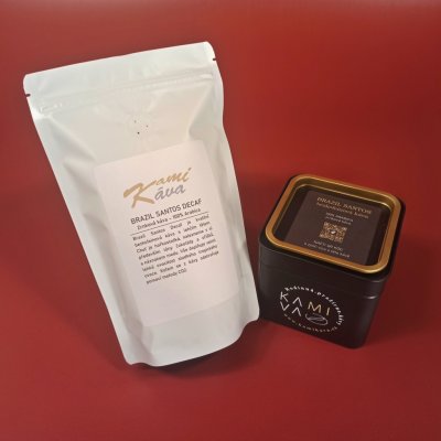 Kamikava Brazil Santos Decaf watter process 100% Arabica 250 g – Zboží Mobilmania