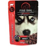 Fine Dog Adult hovězí v omáčce 100 g – Sleviste.cz