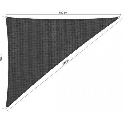 Shadow Comfort 90° 5,0 x 6,0 x 7,8 m cool šedá – Zboží Mobilmania