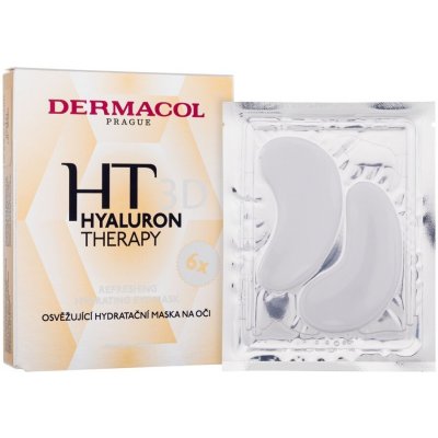 Dermacol HT 3D osvěžující hydratační maska na oči Hydrating Eye Mask 6 x 6 g – Zboží Mobilmania