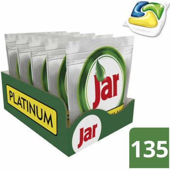 Jar Platinum Kapsle do myčky Lemon 5 x 27 ks 135 ks od 600 Kč - Heureka.cz