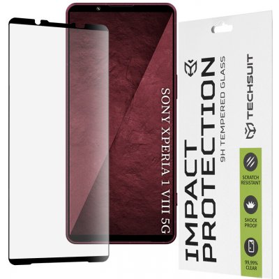 Techsuit tvrzené sklo 111D Full Cover pro Sony Xperia 1 VIII černé 176442 – Sleviste.cz