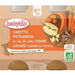 Babybio Mrkev s máslovou dýni kuřetem a rýži 2 x 200 g – Zboží Dáma