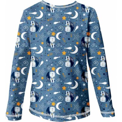 WAMU Dětské tričko s dlouhým rukávem MEDVÍDCI NA MĚSÍCI – Zboží Dáma