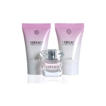 Versace Bright Crystal EDT 5 ml + tělové mléko 25 ml + sprchový gel 25 ml dárková sada