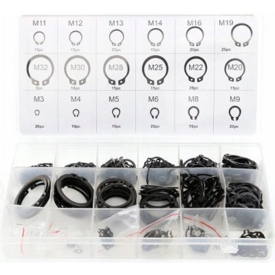 Seeger kroužky, sada 300ks KD10510 KRAFT&DELE – Zboží Mobilmania