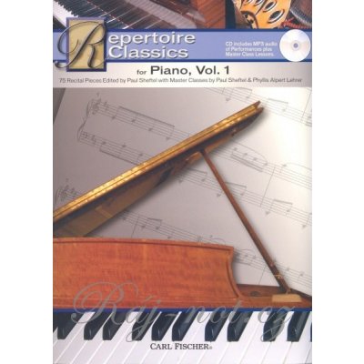 REPERTOIRE CLASSICS for PIANO 1 + CD / 75 snadných skladeb klasické hudby pro klavír – Zboží Mobilmania
