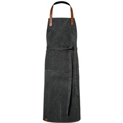 Exner Dlouhá pracovní zástěra s laclem EX198 Black Washed – Hledejceny.cz