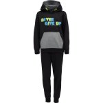 Lewro ELIEL chlapecká tepláková souprava černá – Zboží Dáma