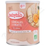 Babybio Nemléčná rýžovo-quinoová kaše s třemi druhy ovoce 220 g – Hledejceny.cz
