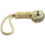 Dog Fantasy Přetahovadlo Juta tenisák házecí 34 cm – Hledejceny.cz