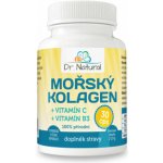 Dr.Natural kolagen mořský + vitamín C a B3 30 tablet – Hledejceny.cz