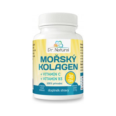 Dr.Natural KOLAGEN MOŘSKÝ + vitamín C a B3 30 tablet