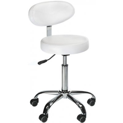 Beauty System kosmetický taburet s opěradlem BD-9934 bílá – Hledejceny.cz