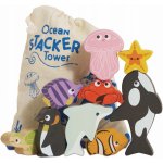 Le Toy Van Petilou skládací věž Oceán 9 ks – Zboží Dáma