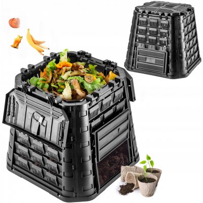 Kadax Kompostér 1-komorový 450 l černý – Zboží Mobilmania