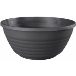 NOHEL GARDEN GLORIA Žardinka plastová antracit pr. 30 x 12 cm 59530an – Zboží Dáma