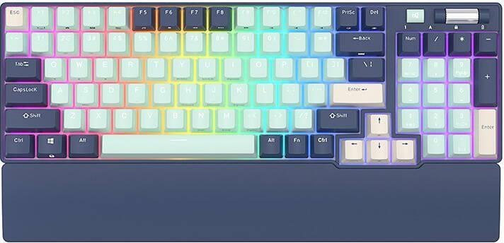 Royal Kludge RK96 RGB brown switch blue