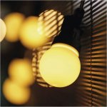 EMOS DCPW01 vánoční řetěz 50 LED 5m 5W teplá bílá, IP44, barva drátu - černá, adaptér – Hledejceny.cz