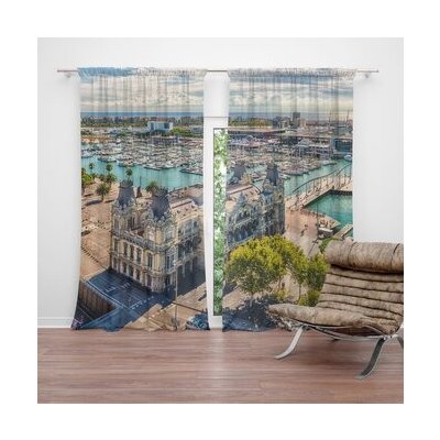 Sablio Závěs Barcelona Přístav: 2ks 140x250cm – Hledejceny.cz