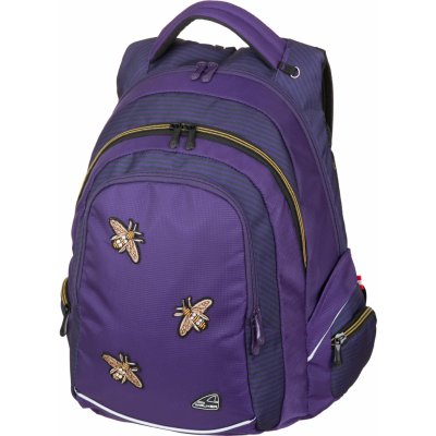 Schneiders batoh FAME Bee fialová – Zboží Mobilmania