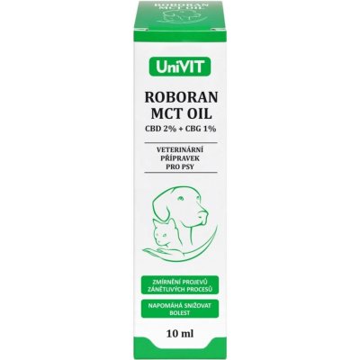 UnivitRoboran MCT olej CBD 2% CBG 1% 10 ml – Sleviste.cz