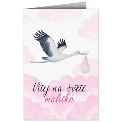 Přání k narození - Vítej na světě - holčička – Hledejceny.cz