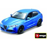 Bburago Alfa Romeo Stelvio modrá 1:24 – Zboží Dáma