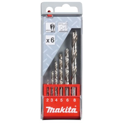 Makita D-54019 sada vrtáků do kovu HSS-G 1,5/2/2,5/3/3,2/3,5/4/4,5/5/5,2/5,5/6/6,5mm, 13ks – Zboží Mobilmania