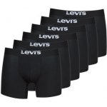 Levis Boxerky SOLID BASIC BRIEF PACK X6 Černá – Zboží Dáma