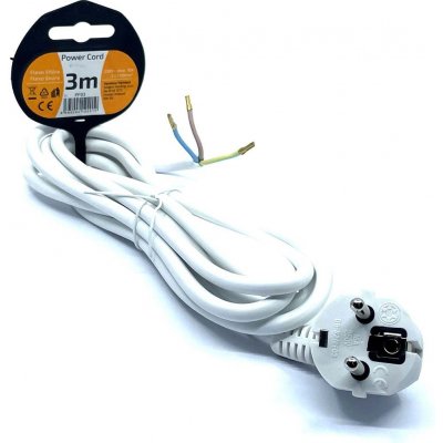 Solight flexo šňůra, 3x 1mm2, bílá, 3m – Sleviste.cz