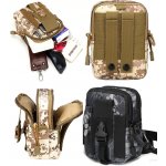 Camerazar Vojenské ledvinové pouzdro s ramenním popruhem odolné – Sleviste.cz