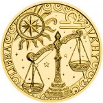 Česká mincovna Zlatý dukát Znamení zvěrokruhu Váhy s věnováním proof 3,49 g – Zboží Dáma