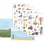 Little Dutch Samolepky na okno Jim & Friends – Zboží Mobilmania