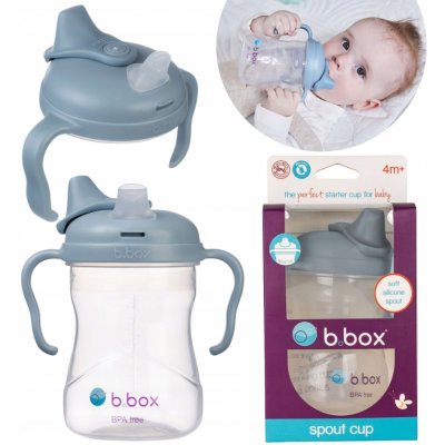 b.box hrneček s pítkem světle modrý 240 ml – Zboží Dáma