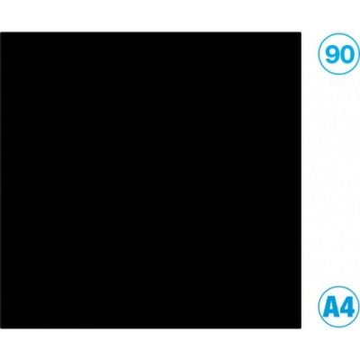 Papír A4 barevný černý Folia – Zboží Mobilmania