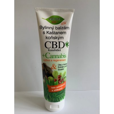 Bione Cosmetics bylinný balzám s kaštanem koňským CBD Kanabidiol 300 ml – Zboží Mobilmania